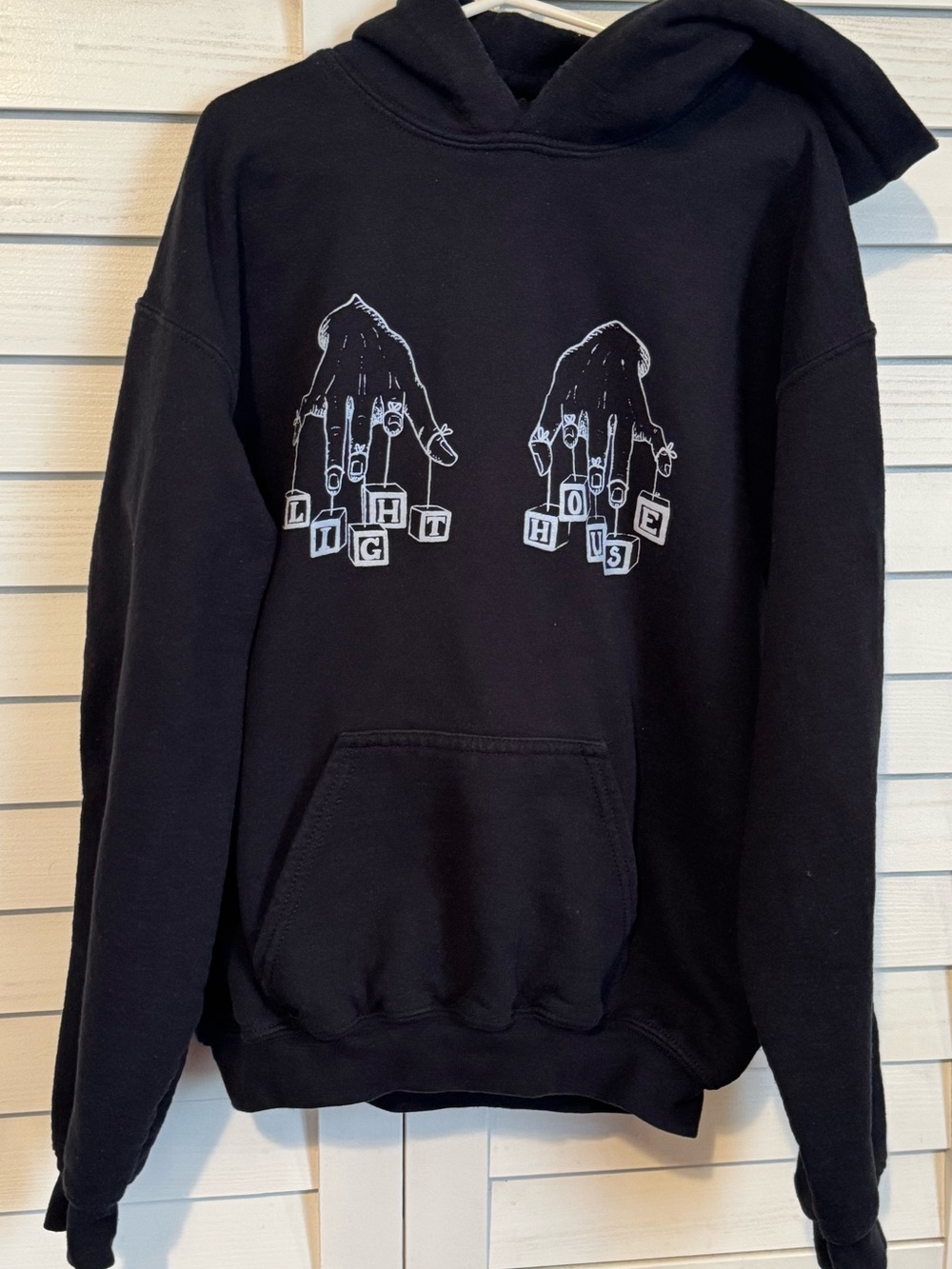 Boys Black Skater Hoodie